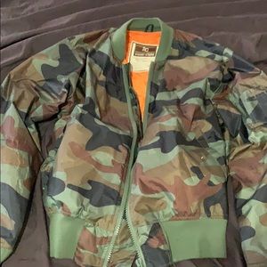 Amongst Others Camo Windbreaker Jacket